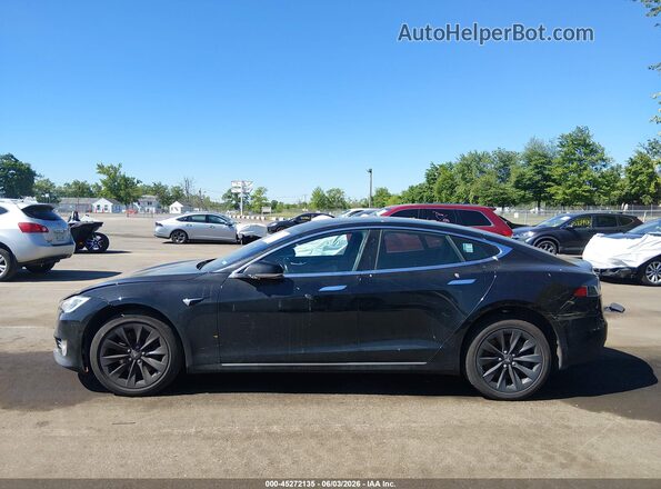 5YJSA1E26JF259102 2018 TESLA MODEL S Black უკანა სალონის ხედი
