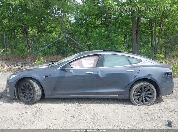 5YJSA1E26KF308915 2019 TESLA MODEL S Gray Панорамний вид салону 360°