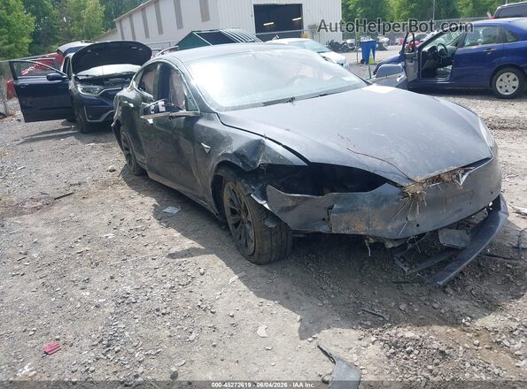 5YJSA1E26KF308915 2019 TESLA MODEL S Gray Вид спереду