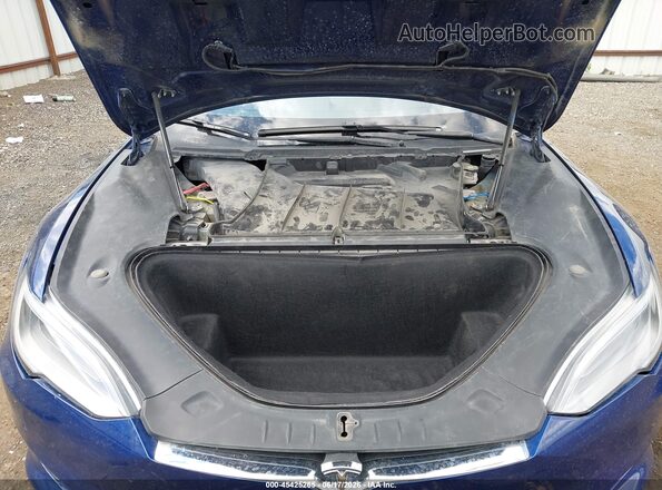 5YJSA1E26LF415416 2020 TESLA MODEL S Blue Հետևի տեսք