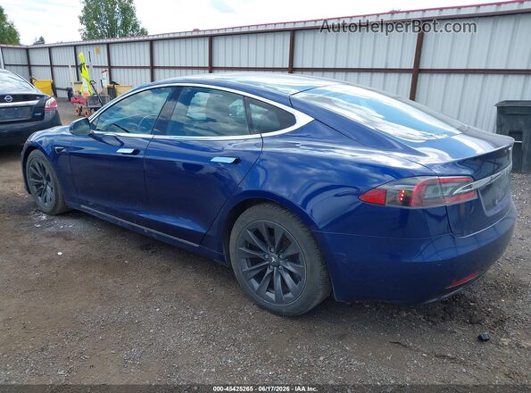 5YJSA1E26LF415416 2020 TESLA MODEL S Blue Հետևի ձախ