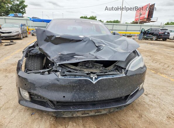5YJSA1E28HF199334 2017 TESLA MODEL Gray Вид спереду