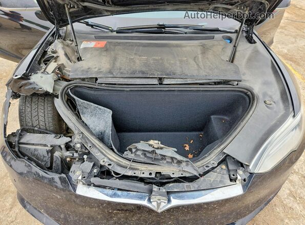5YJSA1E28HF199334 2017 TESLA MODEL Gray Вид задньої частини салону
