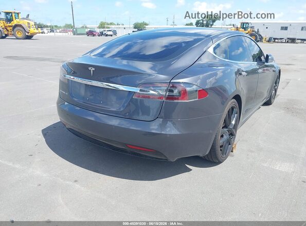 5YJSA1E29HF190870 2017 TESLA MODEL S Navy Задняя правая четверть