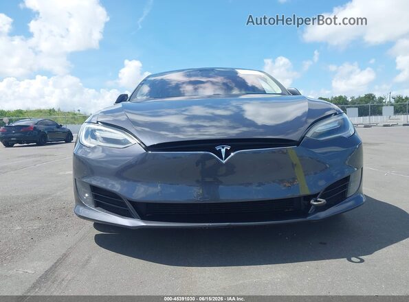 5YJSA1E29HF190870 2017 TESLA MODEL S Navy Вид спереди