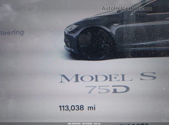5YJSA1E29HF190870 2017 TESLA MODEL S Navy Панорамный вид салона 360°