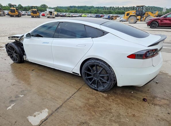 5YJSA1E29KF340659 2019 TESLA MODEL White Rear left