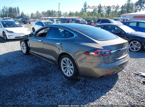 5YJSA1E2XGF152451 2016 TESLA MODEL S Brown Tył lewy