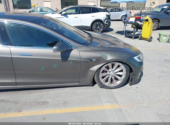 5YJSA1E2XGF169363 2016 TESLA MODEL S Brown Front view