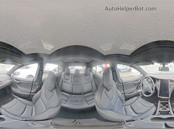 5YJSA1E2XJF258115 2018 TESLA MODEL Gray VIN կոդի պիտակի տեսք