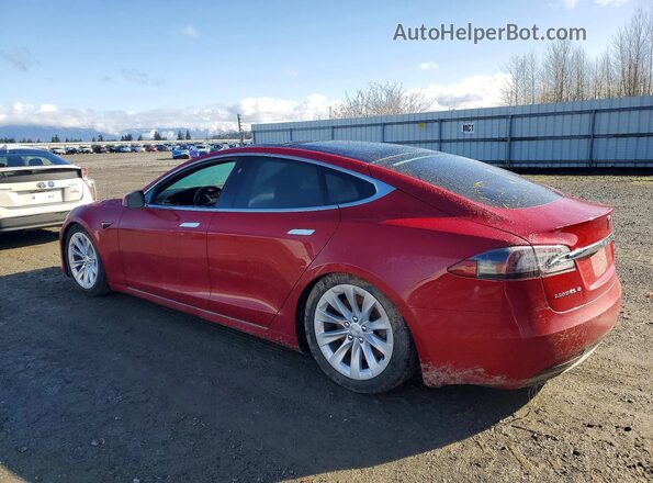 5YJSA1E2XJF292393 2018 TESLA MODEL Red Задня ліва чверть