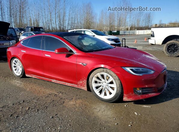 5YJSA1E2XJF292393 2018 TESLA MODEL Red Передня права чверть