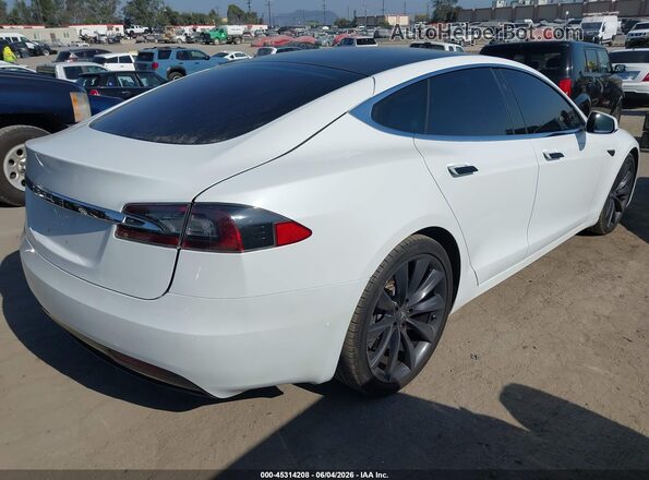 5YJSA1E2XLF415452 2020 TESLA MODEL S White Trasero derecho