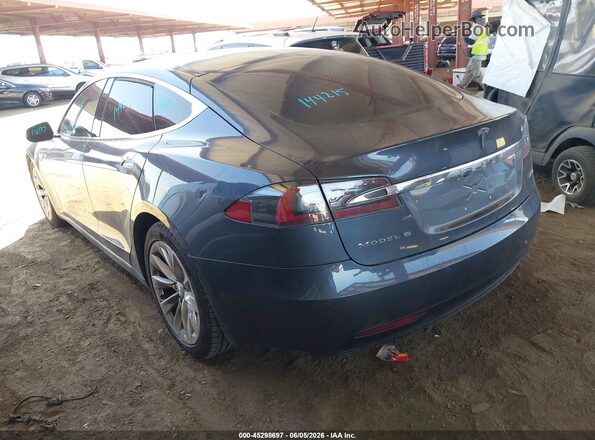 5YJSA1E40GF144215 2016 TESLA MODEL S Gray Trasero izquierdo