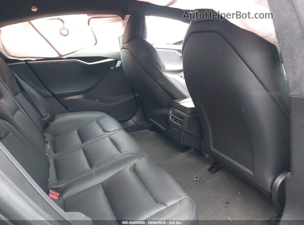 5YJSA1E40LF368997 2020 TESLA MODEL S Gray Vista de la etiqueta del VIN