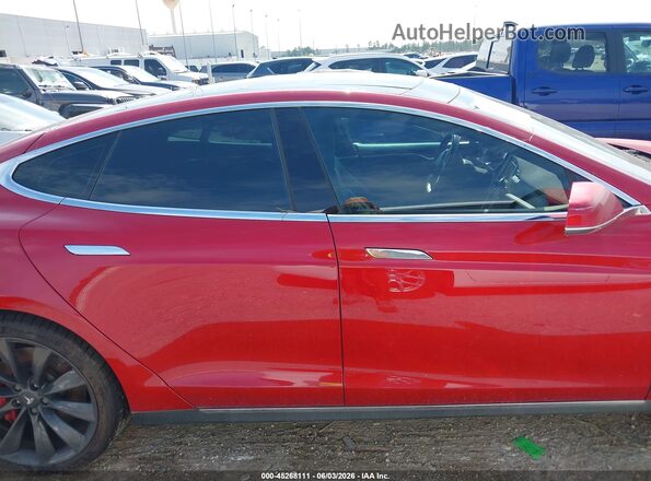 5YJSA1E43GF129238 2016 TESLA MODEL S Red Vista interior de 360 grados