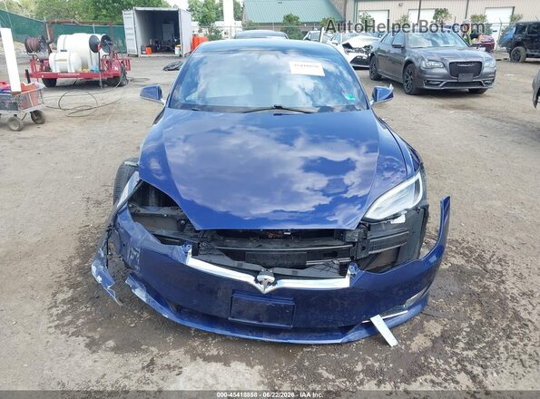 5YJSA1E43KF309893 2019 TESLA MODEL S Navy უკანა სალონის ხედი