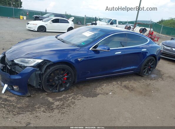 5YJSA1E43KF309893 2019 TESLA MODEL S Navy 