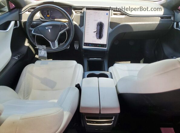 5YJSA1E44HF227552 2017 TESLA MODEL Black Dashboard view