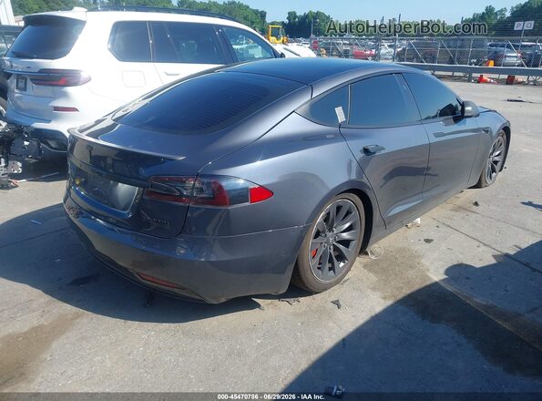 5YJSA1E47KF313641 2019 TESLA MODEL S Gray Trasero derecho