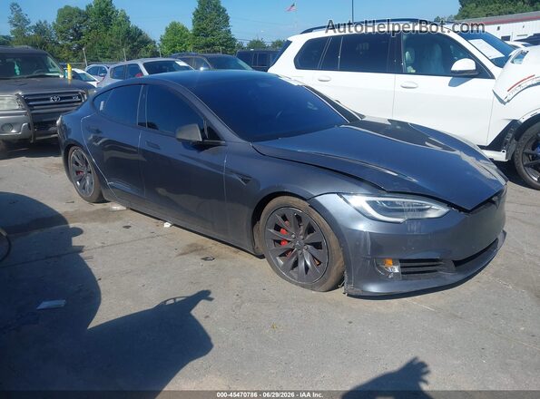 5YJSA1E47KF313641 2019 TESLA MODEL S Gray Vista del cuadro de instrumentos