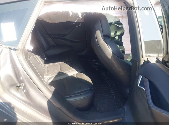 5YJSA1E47KF313641 2019 TESLA MODEL S Gray Vista de la etiqueta del VIN