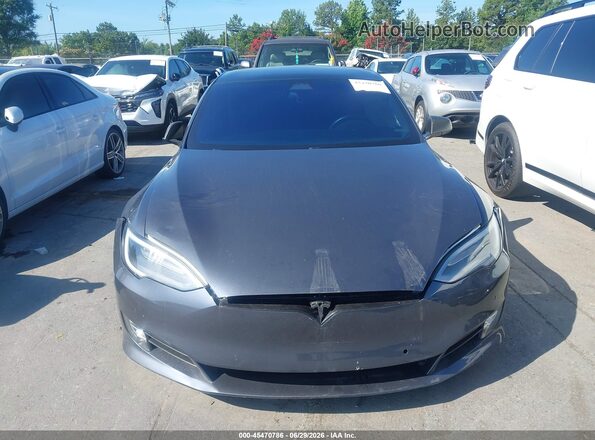 5YJSA1E47KF313641 2019 TESLA MODEL S Gray Vista del salpicadero