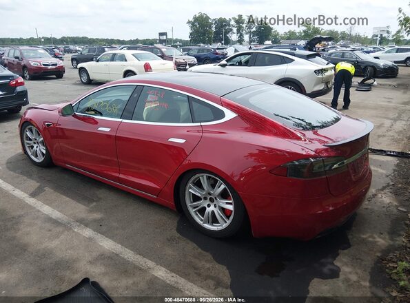 5YJSA1E48LF398006 2020 TESLA MODEL S Red Tył lewy