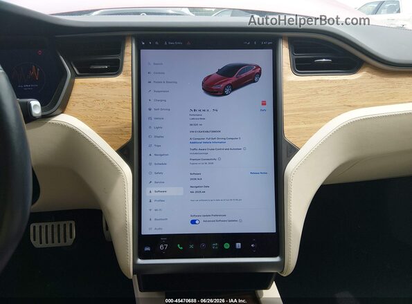 5YJSA1E48LF398006 2020 TESLA MODEL S Red 