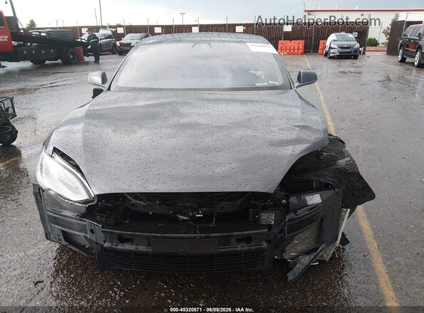 5YJSA1E49KF330781 2019 TESLA MODEL S Gray Widok wnętrza z tyłu