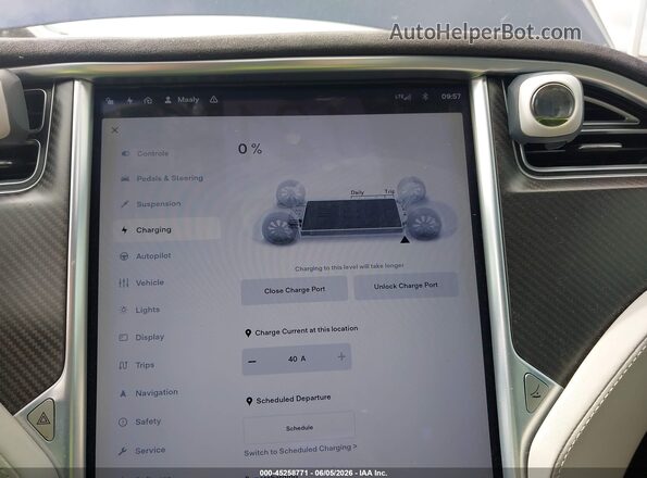 5YJSA1E4XGF136901 2016 TESLA MODEL S Blue 