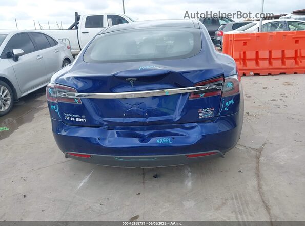 5YJSA1E4XGF136901 2016 TESLA MODEL S Blue 