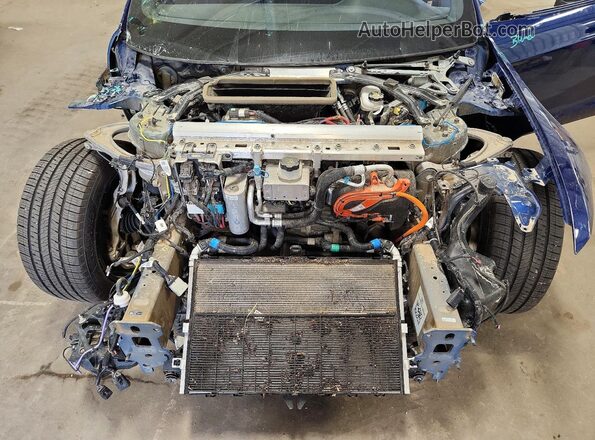 5YJSA1E51NF476833 2022 TESLA MODEL Blue Սալոնի հետևի տեսք