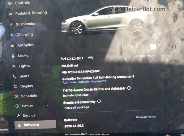 5YJSA1E54MF428192 2021 TESLA MODEL S Gray Հետևի նստատեղերի տեսք