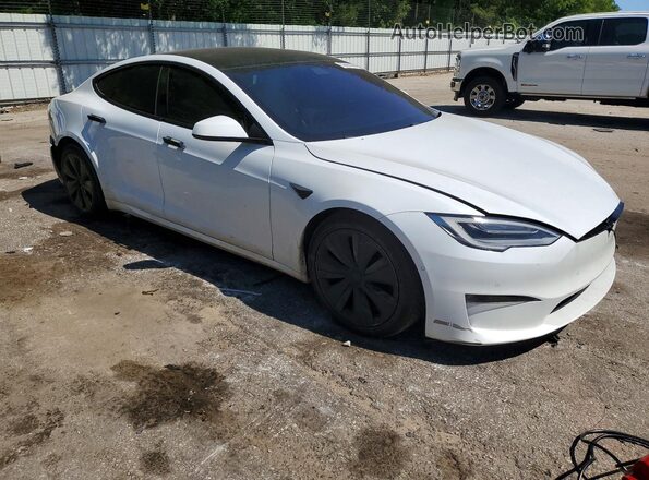 5YJSA1E55MF451349 2021 TESLA MODEL White Передня права чверть