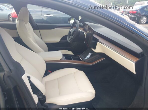5YJSA1E55RF534920 2024 TESLA MODEL S Black წინა სალონის ხედი