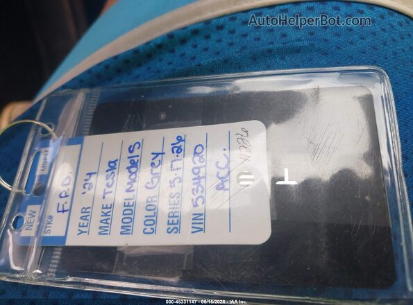 5YJSA1E55RF534920 2024 TESLA MODEL S Black წინა პანელის ხედი