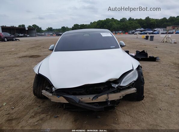 5YJSA1E56MF435452 2021 TESLA MODEL S White Առջևի վահանակի տեսք