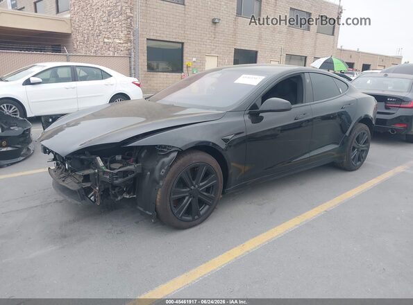 5YJSA1E5XNF471629 2022 TESLA MODEL S Black Przód lewy