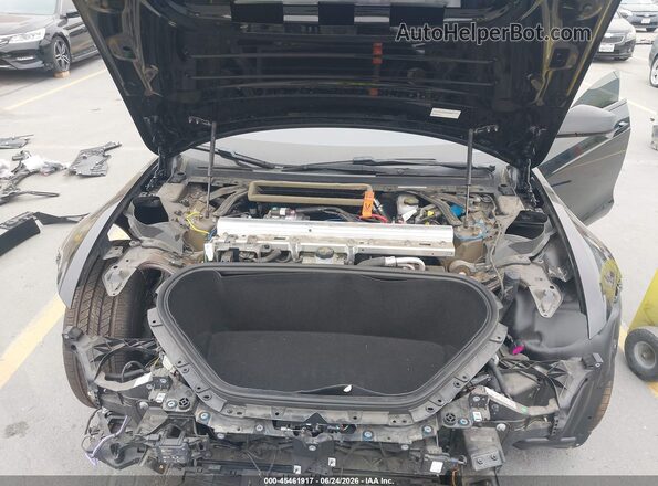 5YJSA1E5XNF471629 2022 TESLA MODEL S Black Widok z tyłu