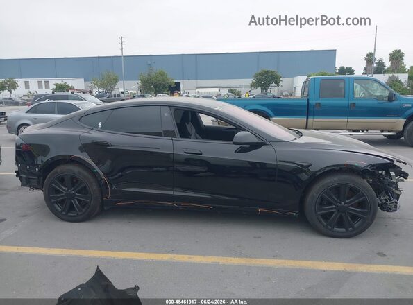 5YJSA1E5XNF471629 2022 TESLA MODEL S Black Widok wnętrza 360 stopni
