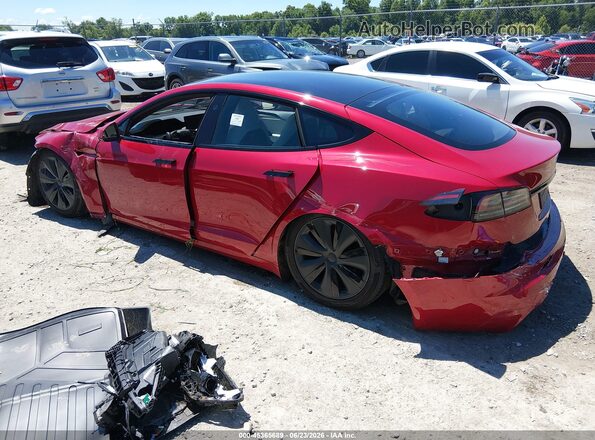 5YJSA1E5XPF499448 2023 TESLA MODEL S Red Հետևի ձախ