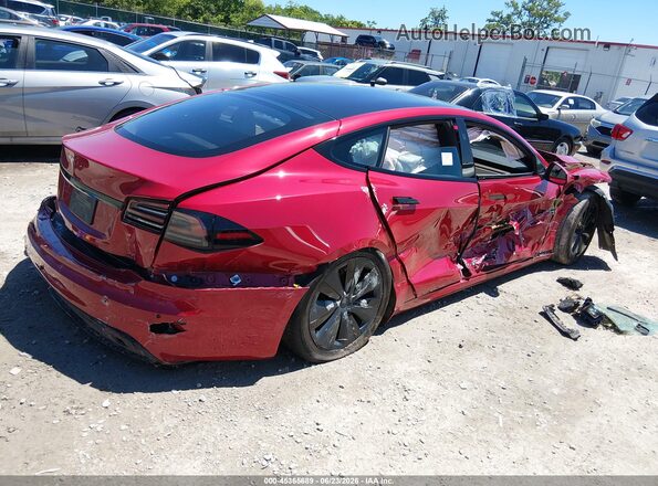 5YJSA1E5XPF499448 2023 TESLA MODEL S Red Հետևի աջ