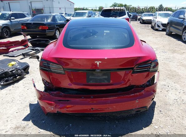 5YJSA1E5XPF499448 2023 TESLA MODEL S Red 