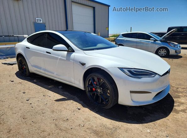 5YJSA1E61MF442799 2021 TESLA MODEL White Przód prawy