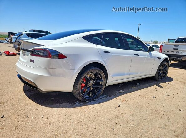 5YJSA1E61MF442799 2021 TESLA MODEL White Tył prawy