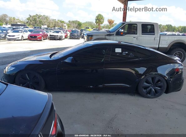 5YJSA1E63MF448992 2021 TESLA MODEL S Black Панорамний вид салону 360°