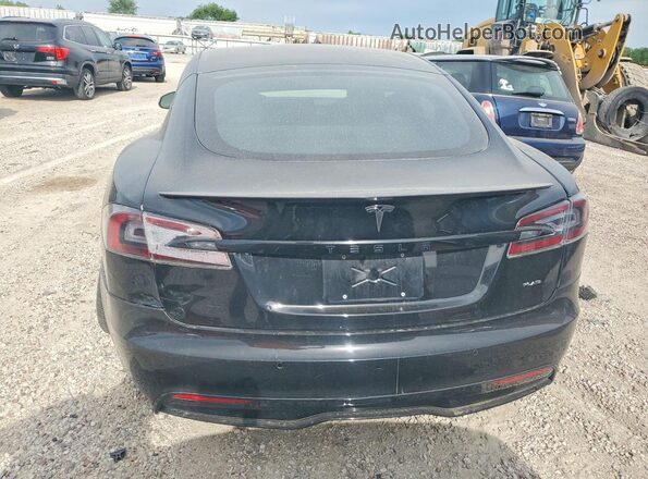 5YJSA1E63MF454520 2021 TESLA MODEL Черный Вид сзади