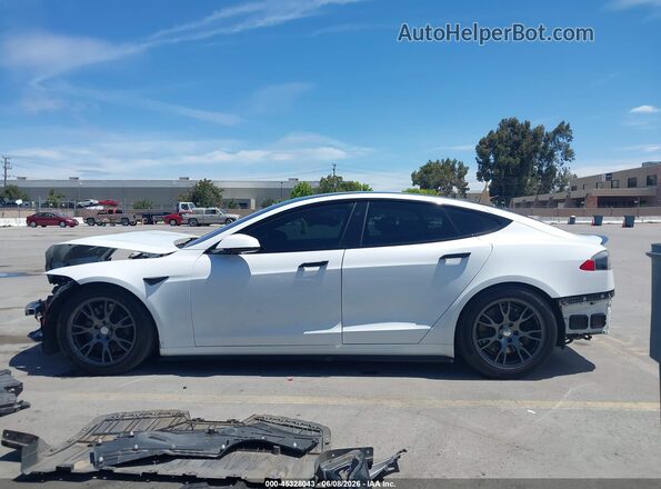 5YJSA1E65MF447262 2021 TESLA MODEL S Белый 