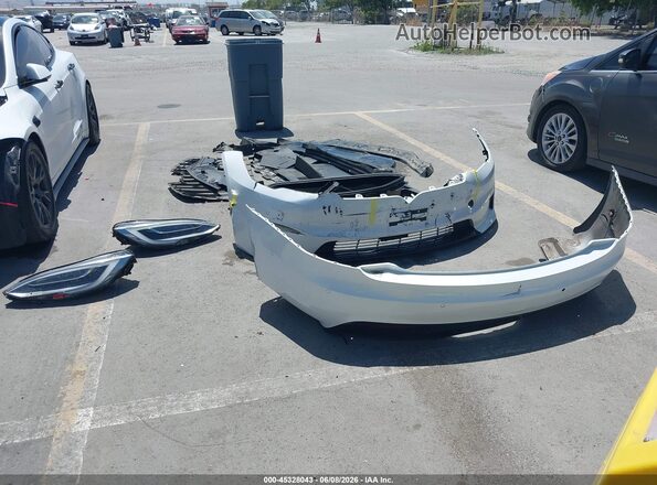5YJSA1E65MF447262 2021 TESLA MODEL S Белый Вид щитка приборов